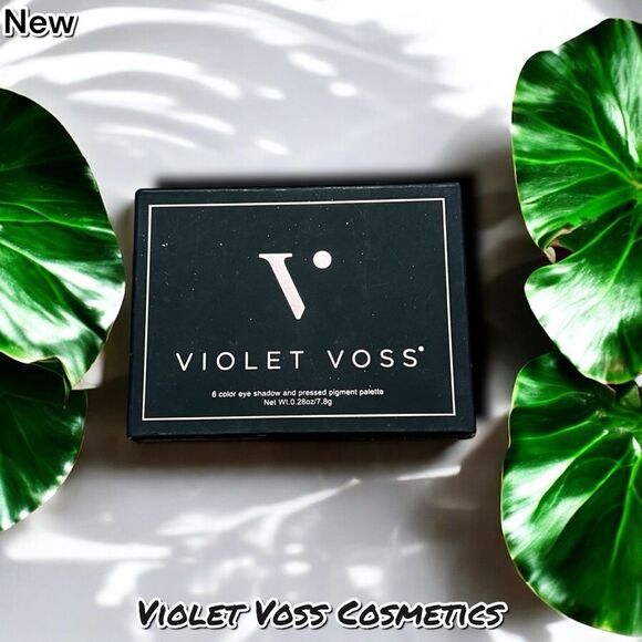 NEW NIB Violet Voss Cosmetics Coral Pop 6 Color Pressed Pigment Eyeshadow Palet - Picture 2 of 7